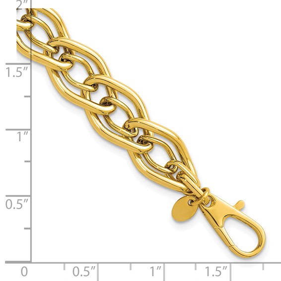 Herco 14K Polished Fancy Link 7.5 Inch Bracelet