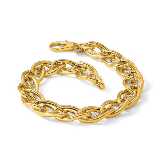 Herco 14K Polished Fancy Link 7.5 Inch Bracelet