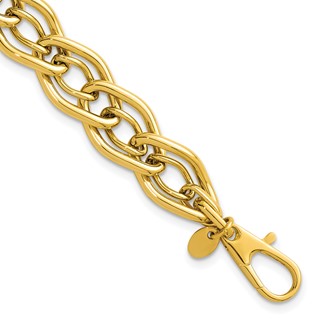 Herco 14K Polished Fancy Link 7.5 Inch Bracelet