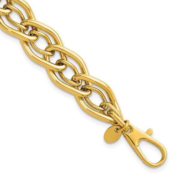 Herco 14K Polished Fancy Link 7.5 Inch Bracelet
