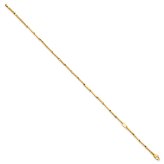 Herco Gold Polished Bar Link Bracelets