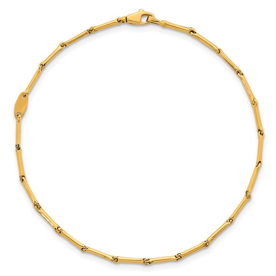 Herco Gold Polished Bar Link Bracelets