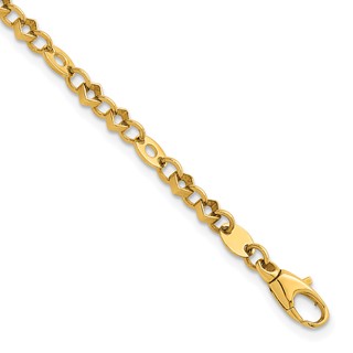 Herco Gold Polished Fancy Link Bracelets