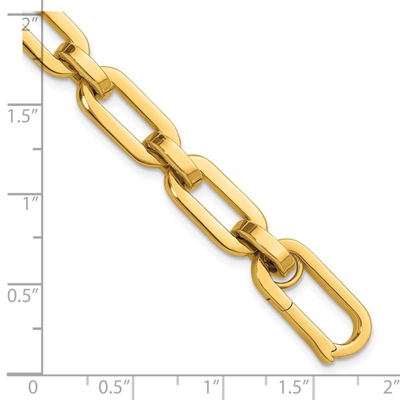 Herco 14K Polished 7.8mm Paperclip Link 8 Inch Bracelet