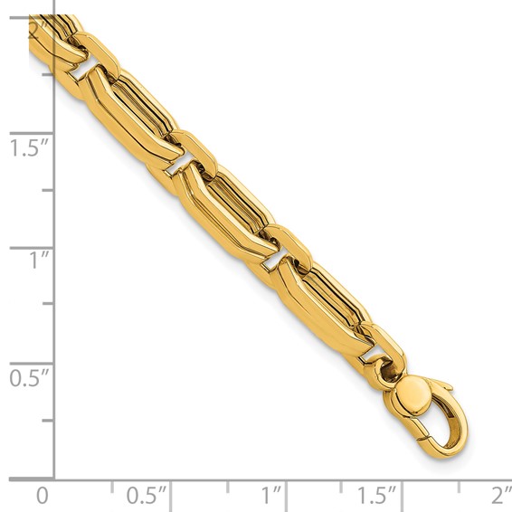 Herco 14K Polished Double Mixed Link 7.75 Inch Bracelet