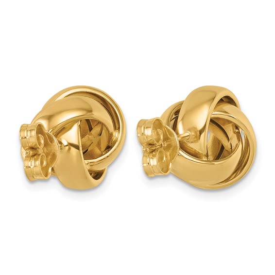 Herco 14K Polished Love Knot Post Earrings