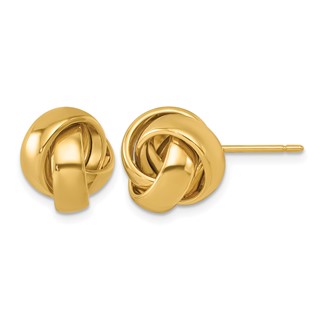 Herco 14K Polished Love Knot Post Earrings