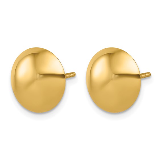 Herco Gold Polished Post Earrings