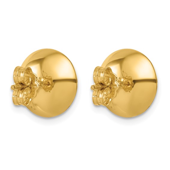 Herco Gold Polished Post Earrings