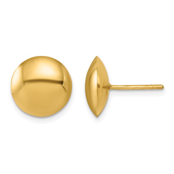 Herco Gold Polished Post Earrings