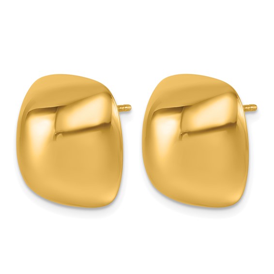 Herco Gold Polished Post Earrings