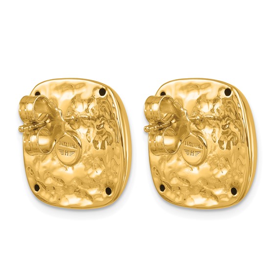 Herco Gold Polished Post Earrings
