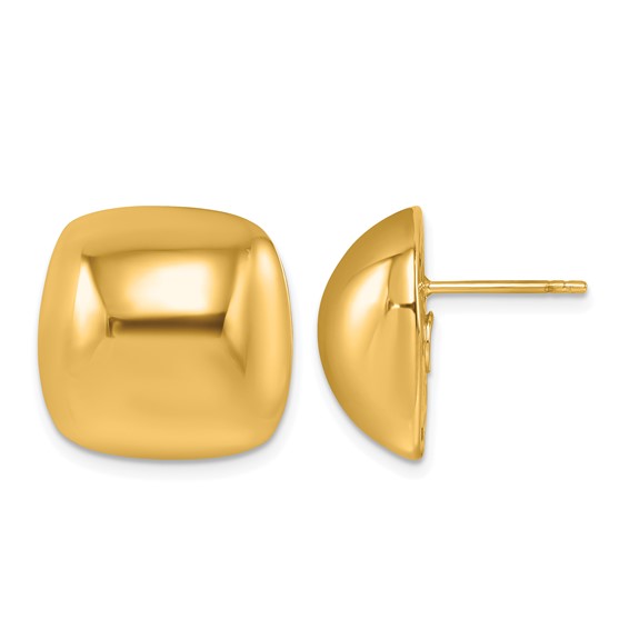 Herco Gold Polished Post Earrings