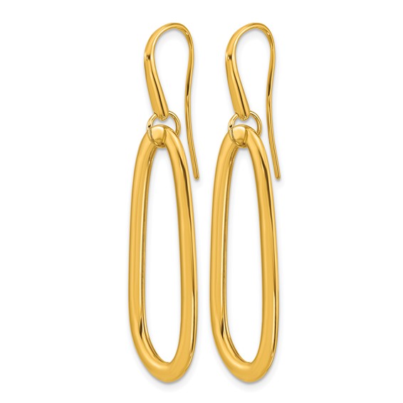 Herco 14K Polished Fancy Contemporary Dangle Earrings
