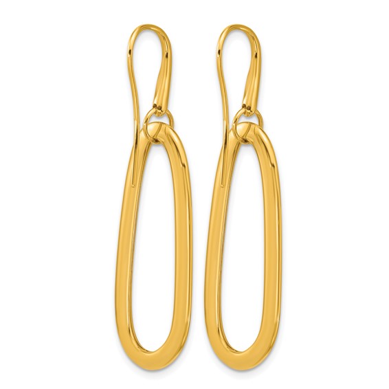 Herco 14K Polished Fancy Contemporary Dangle Earrings