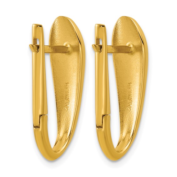 Herco 14K Polished Fancy Drop Hinged Dangle Earrings