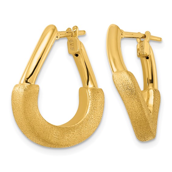 Herco Gold Polished Hoops