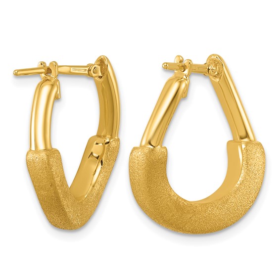 Herco Gold Polished Hoops
