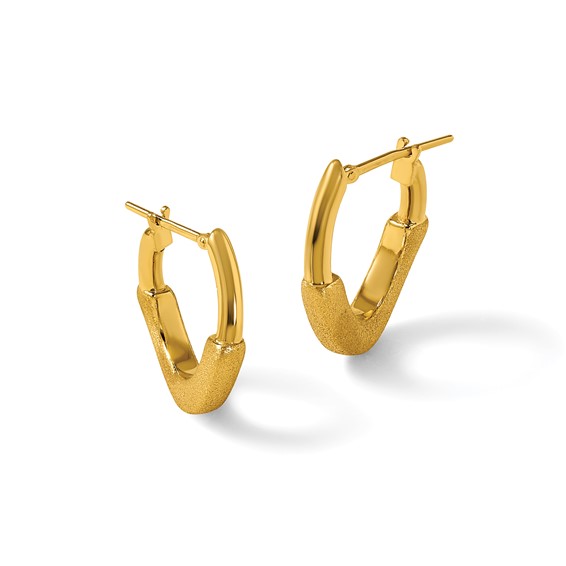 Herco Gold Polished Hoops