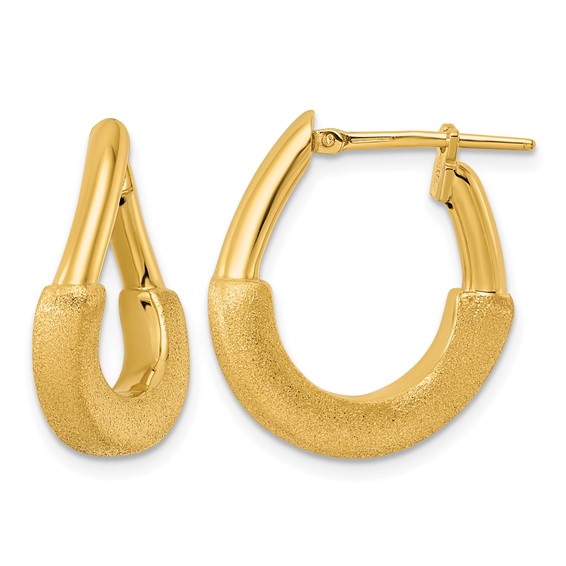 Herco Gold Polished Hoops