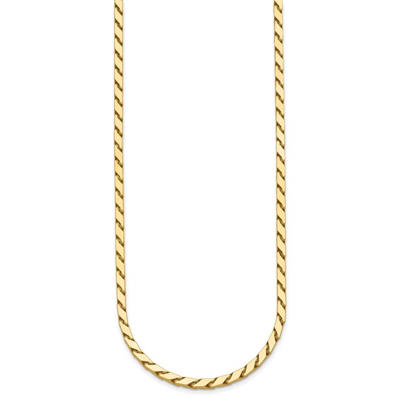 Herco 14K Polished Solid Fancy Link Necklaces