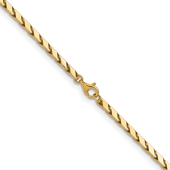 Herco 14K Polished Solid Fancy Link Necklaces