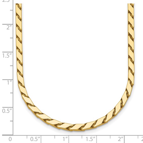 Herco 14K Polished Solid Fancy Link Necklaces