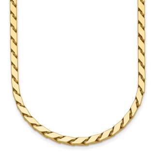 Herco 14K Polished Solid Fancy Link Necklaces