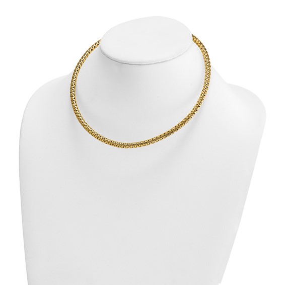 Herco 14K Polished Fancy Link Collar Necklace