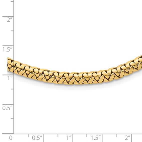 Herco 14K Polished Fancy Link Collar Necklace