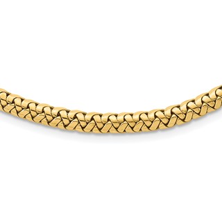 Herco 14K Polished Fancy Link Collar Necklace