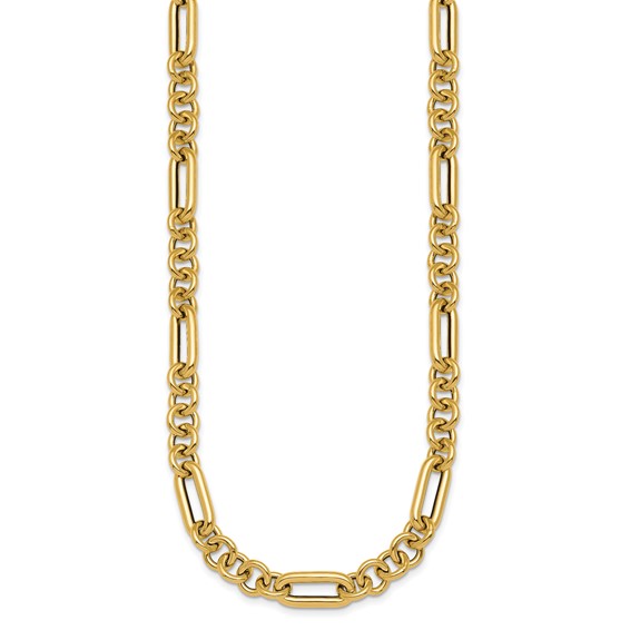 Herco 14K Polished Fancy Link Necklace