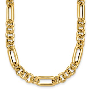 Herco 14K Polished Fancy Link Necklace