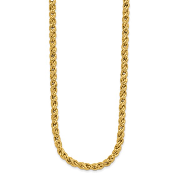 Herco Polished Textured and Twisted Rope Necklaces