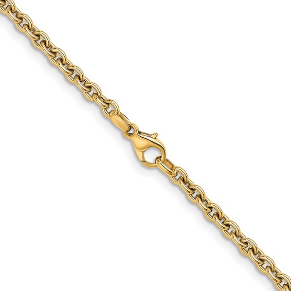 Herco 14K Polished 4.75mm Cable Chain Necklaces