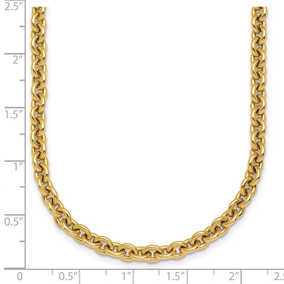 Herco 14K Polished 4.75mm Cable Chain Necklaces