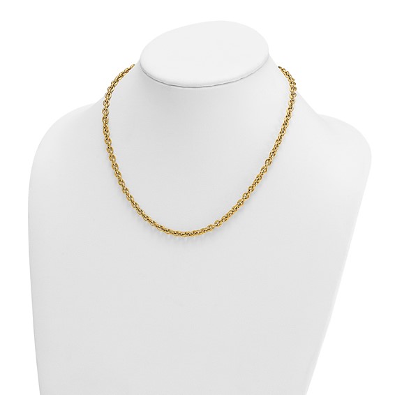 Herco 14K Polished 4.75mm Cable Chain Necklaces