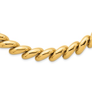 Herco Polished Graduated San Marco Chain Necklaces