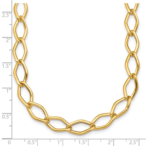 Herco 14K Polished Fancy Lightweight 8mm Chain Necklace