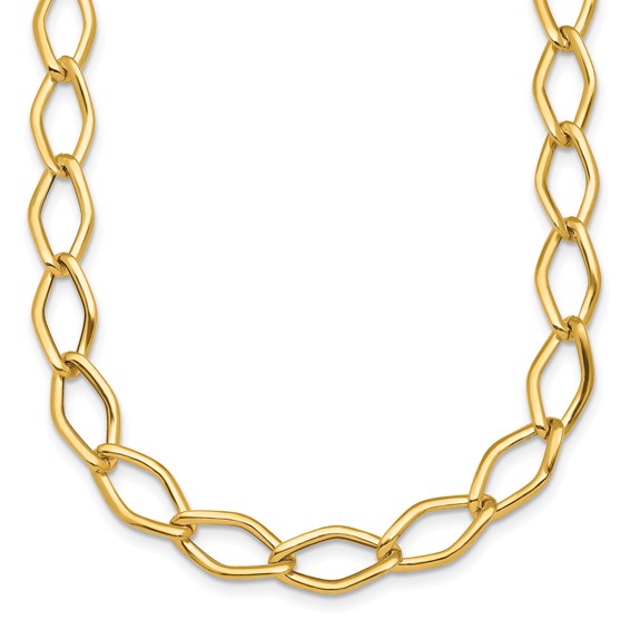 Herco 14K Polished Fancy Lightweight 8mm Chain Necklace