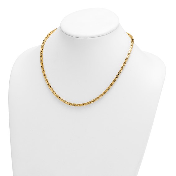 Herco 14K Polished Fancy Link Necklaces