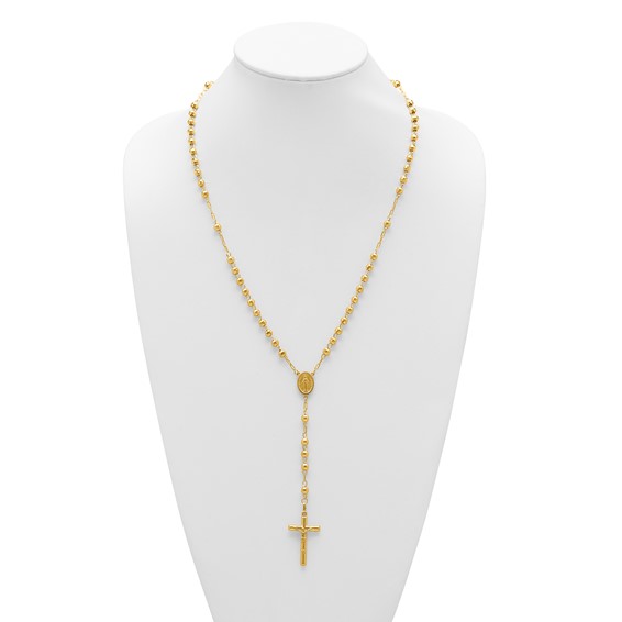 HERCO Gold Rosary Necklace