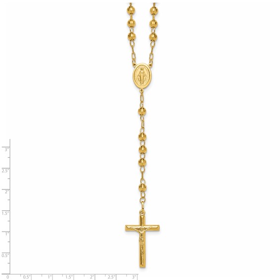 HERCO Gold Rosary Necklace