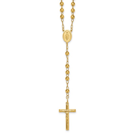 HERCO Gold Rosary Necklace