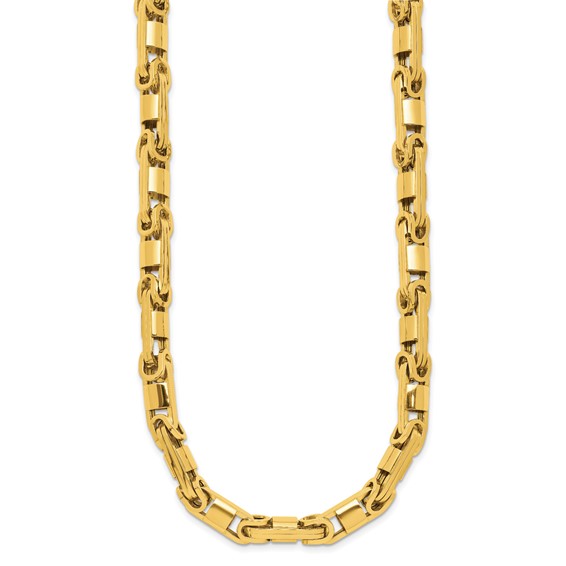Herco 14K Polished 6.75mm Fancy Byzantine Link 20 Inch Necklace