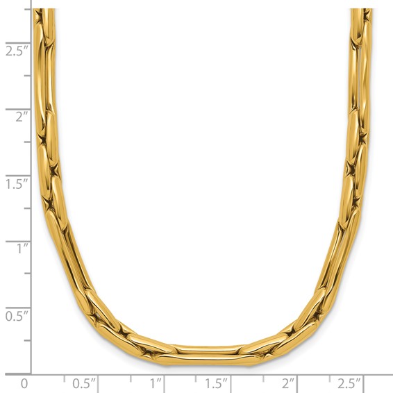 Herco 14K Polished Fancy Link 18 Inch Necklace