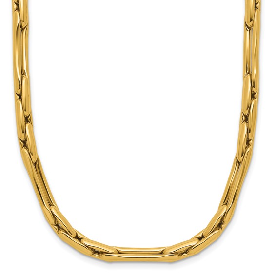 Herco 14K Polished Fancy Link 18 Inch Necklace