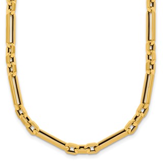 Herco 14k Polished  Oval Link 18 Inch Necklace