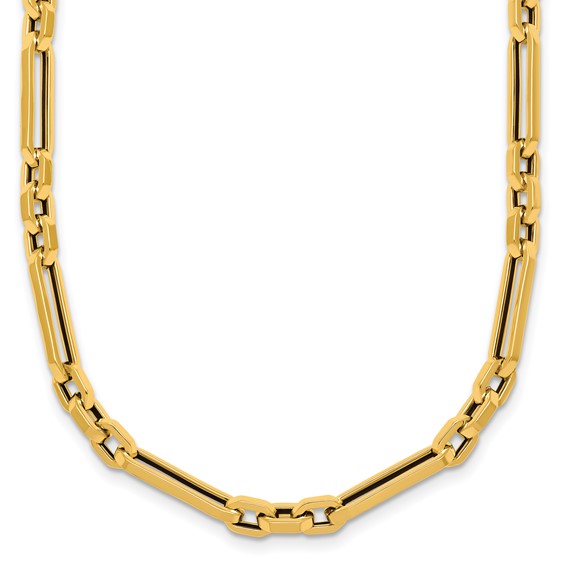 Herco 14k Polished  Oval Link 18 Inch Necklace