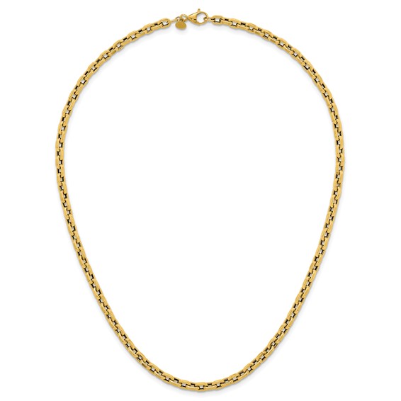Herco 14K Polished  4mm Link 18.25 Inch Necklace